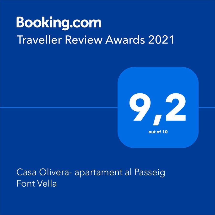 Casa Olivera- Apartament Al Passeig Font Vella Sant Hilari Sacalm Extérieur photo