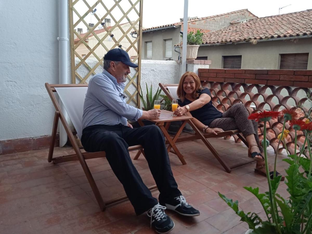 Casa Olivera- Apartament Al Passeig Font Vella Sant Hilari Sacalm Extérieur photo